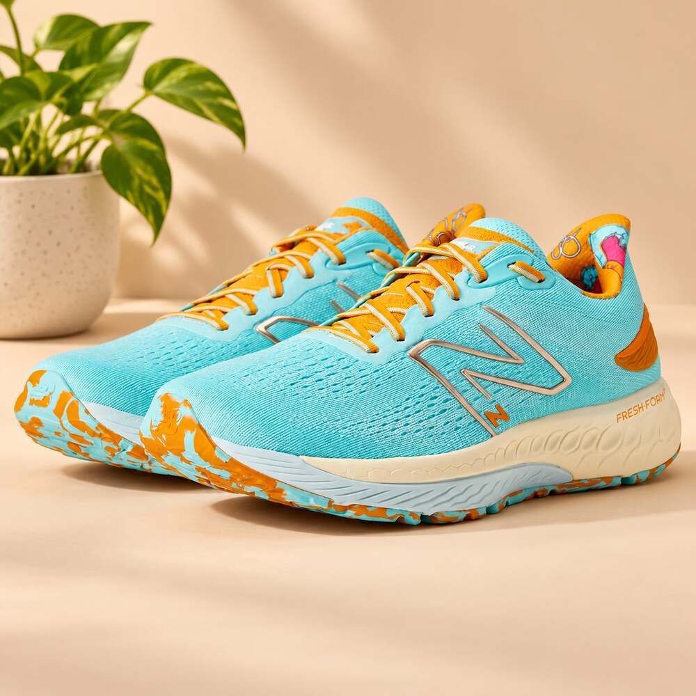 NWT New Balance Fresh Foam X 880v12 Running Shoes Surf/Marigold Size 10 (BB)